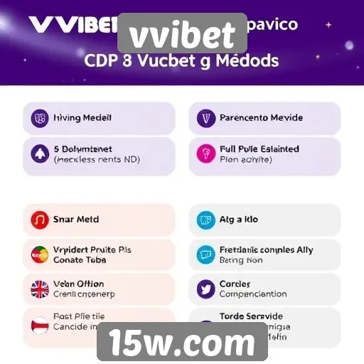Métodos de pagamento oferecidos pelo vvibet